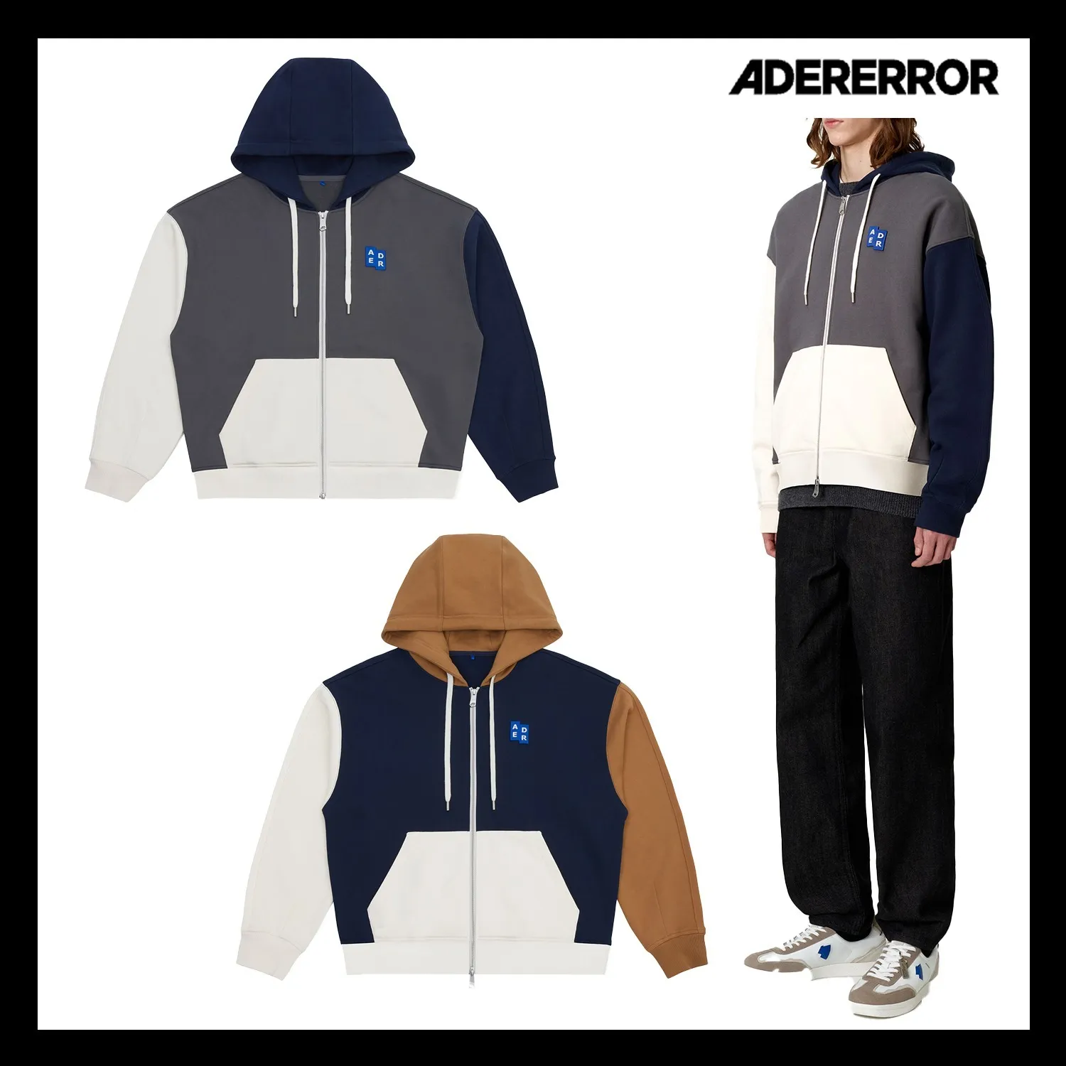 ADERERROR  |Unisex Long Sleeves Hoodies