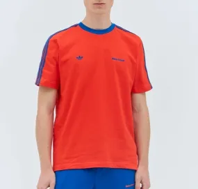 adidas  |Stripes Unisex Collaboration Plain Cotton Logo T-Shirts