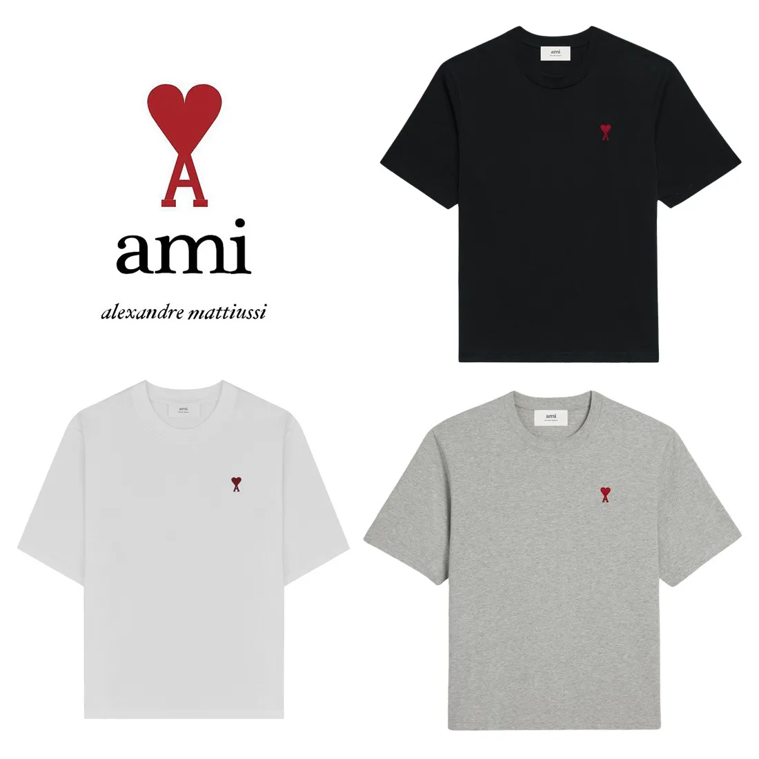 AMI PARIS  |Street Style Designers T-Shirts