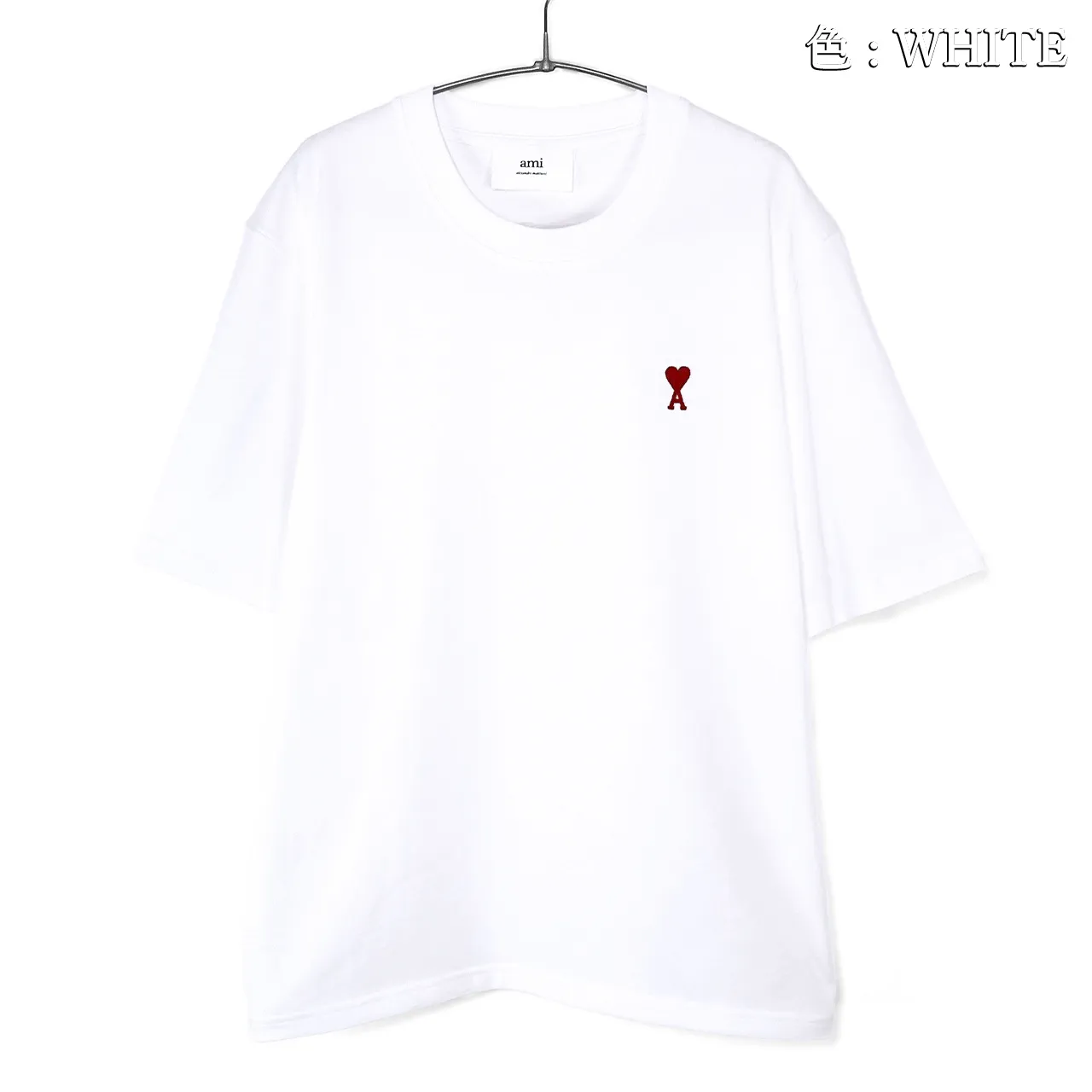 AMI PARIS  |Unisex Cotton Logo Designers T-Shirts