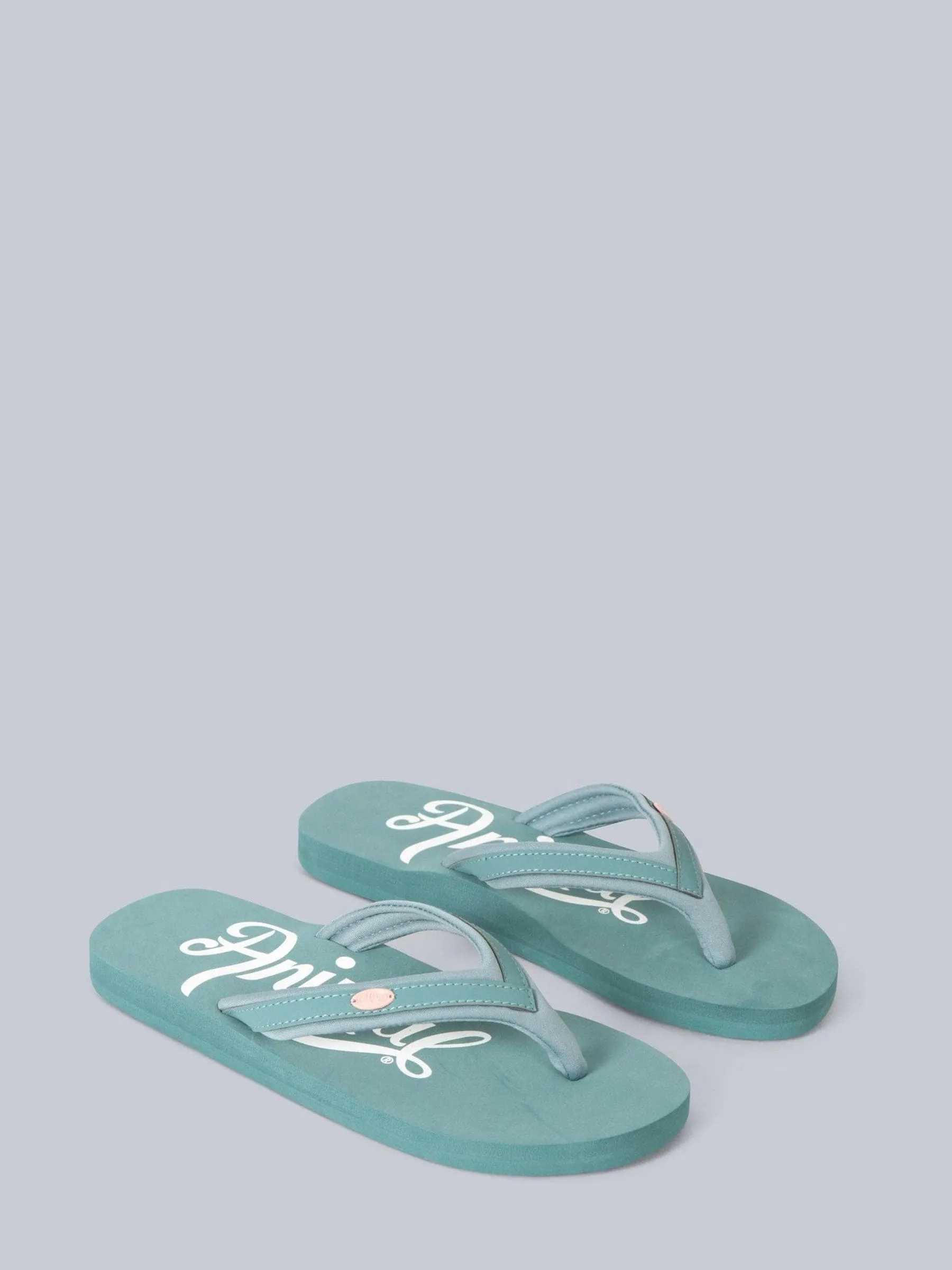 Animal Green Womens Swish Flip Flops