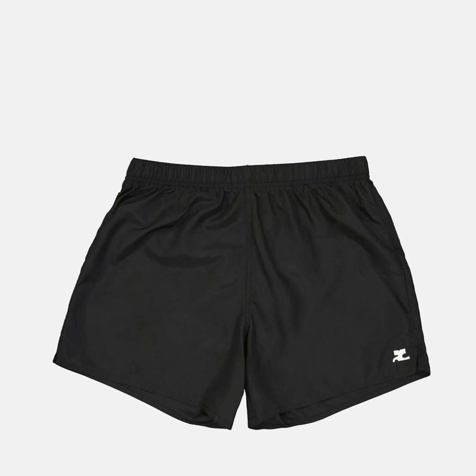 Black Nylon Swim Shorts