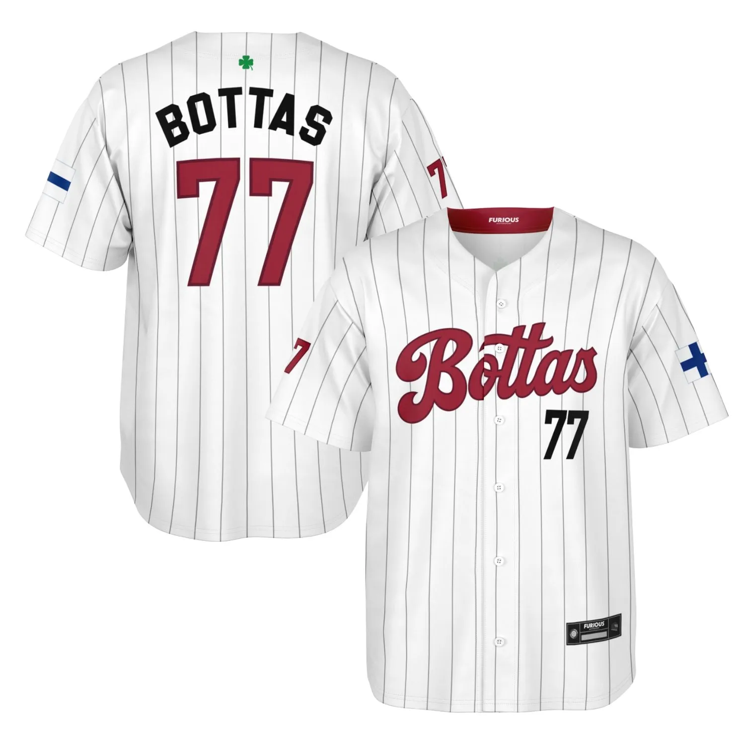 Bottas - White VB77 Jersey (Clearance)