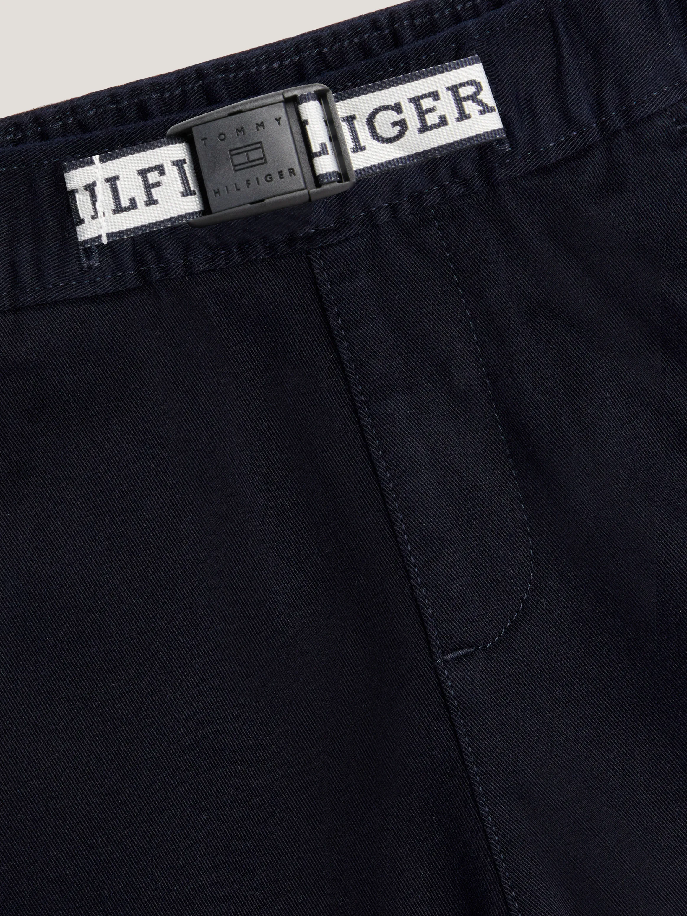 Boys 8-16 Hilfiger Monotype Belted Chino Shorts | Shorts | Tommy Kids