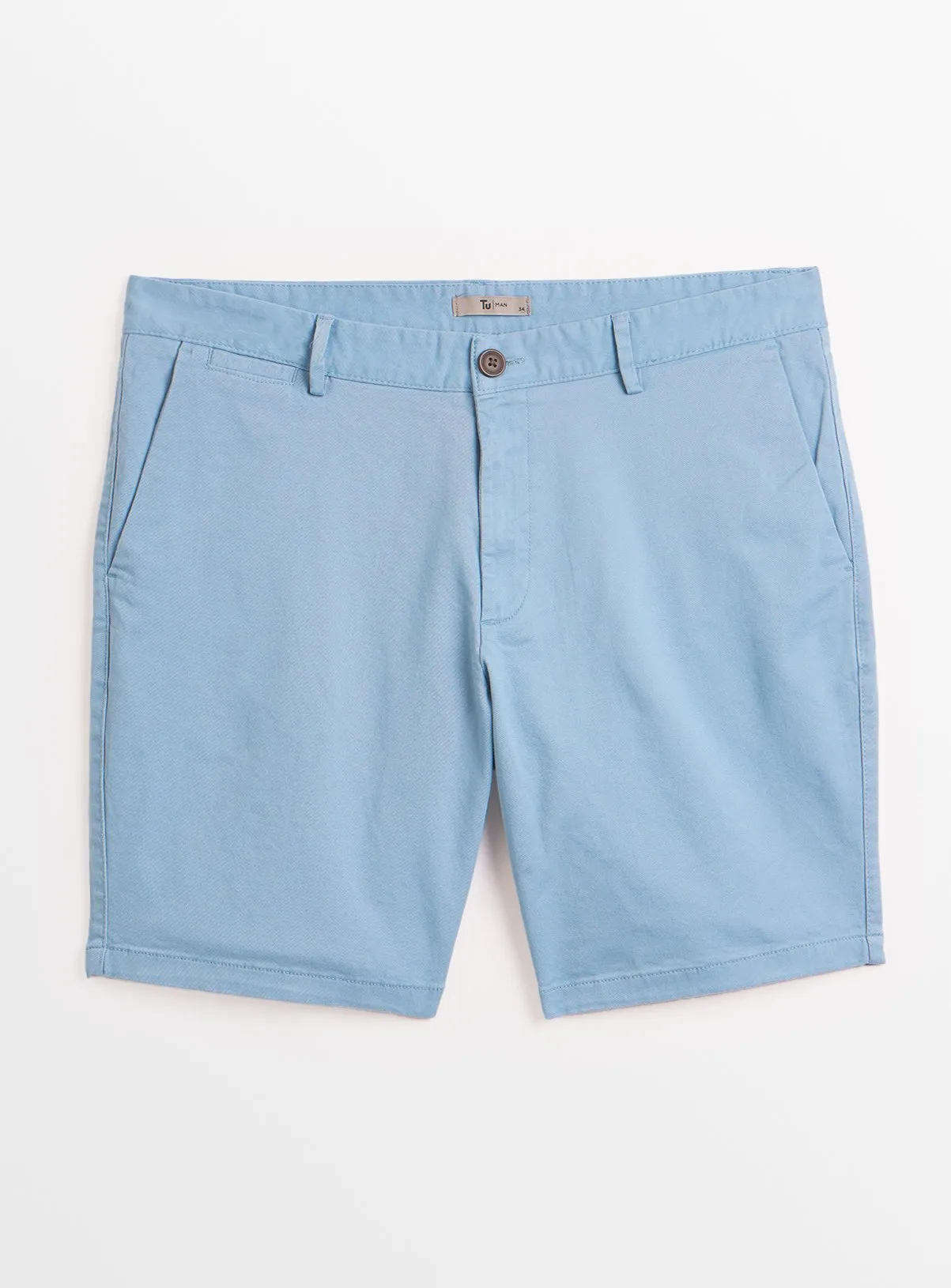 Buy Light Blue Core Chino Shorts 36 | Shorts | Tu
