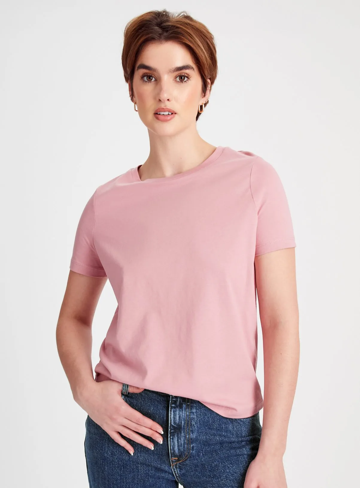 Buy Pink Regular Fit T-Shirt 12 | T-shirts | Tu