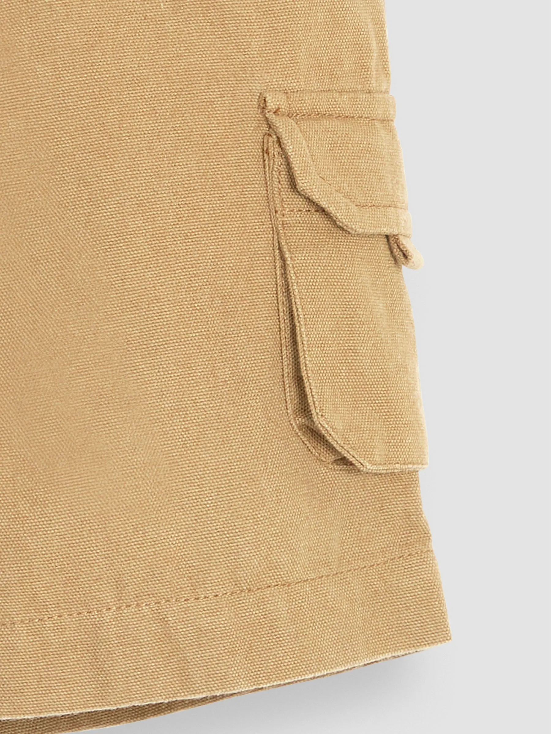 Camel Cargo Shorts