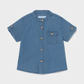 Camicia bambino manica corta jeans Mayoral
