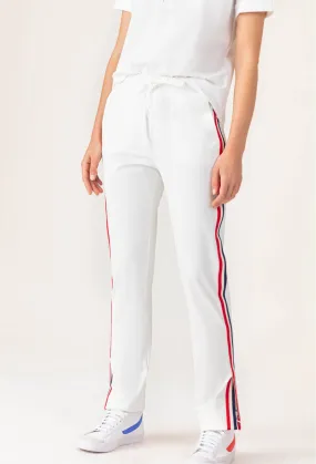 Deborah Tech Jersey Trousers - Blanc