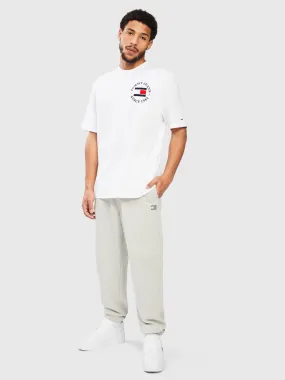 Flocked Flag Skater T-Shirt | T-Shirts | Tommy Jeans