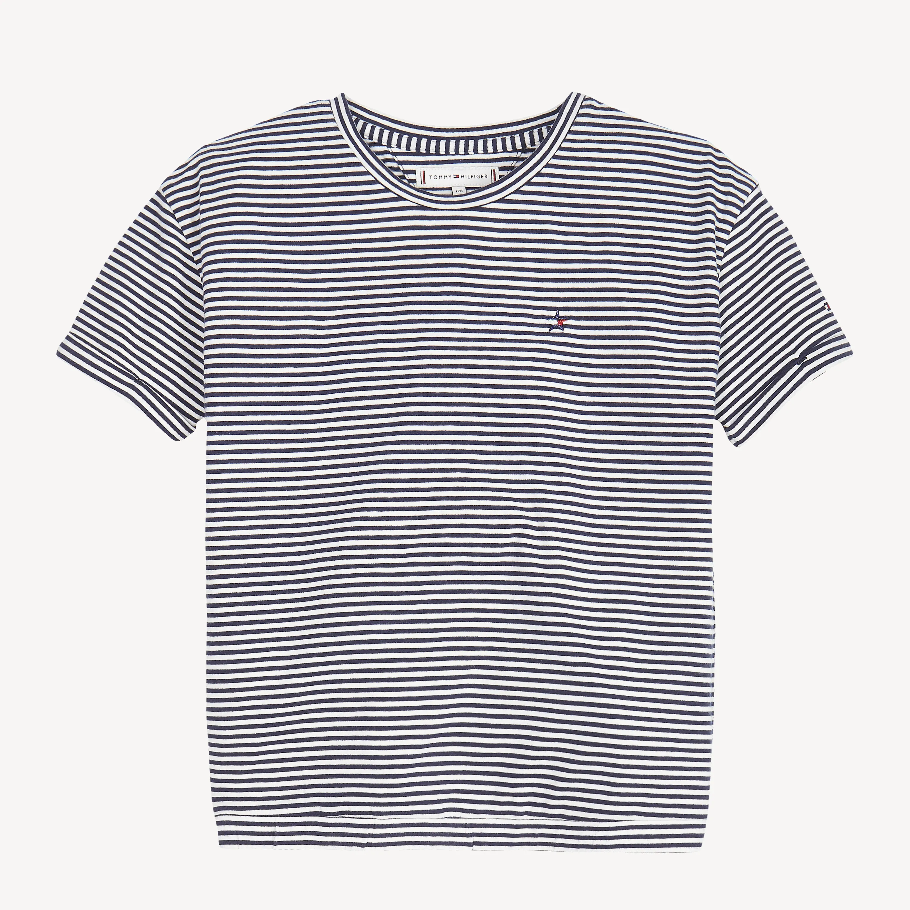 Girls Stripe Crew Neck T-shirt | T-shirts | Tommy Hilfiger