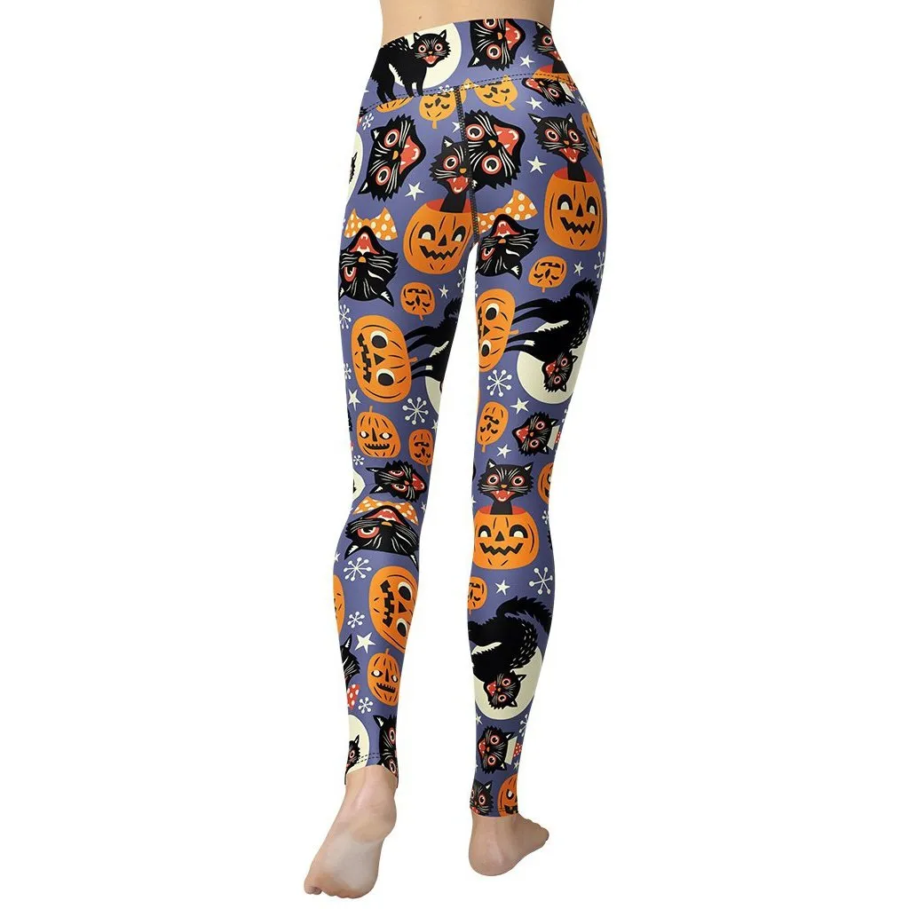 Halloween Print Yoga Leggings