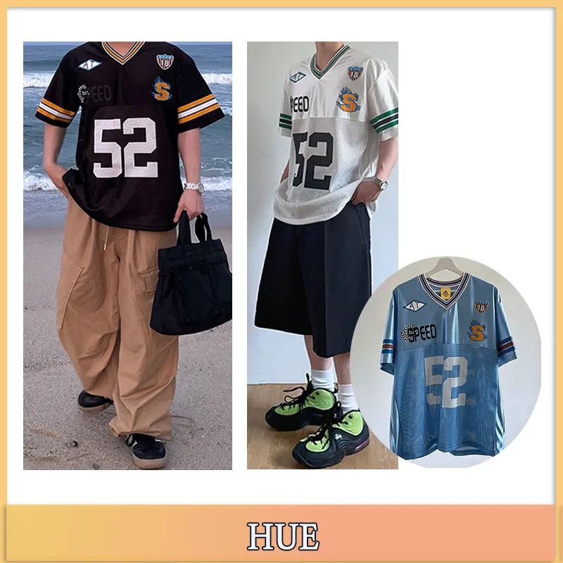 HUE  |Unisex Street Style Cotton T-Shirts