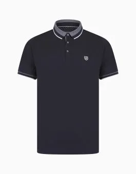 Kensington Smart Jersey Polo Navy