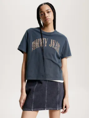 Leopard Logo Faded Classic Fit T-Shirt | T-Shirts | Tommy Jeans
