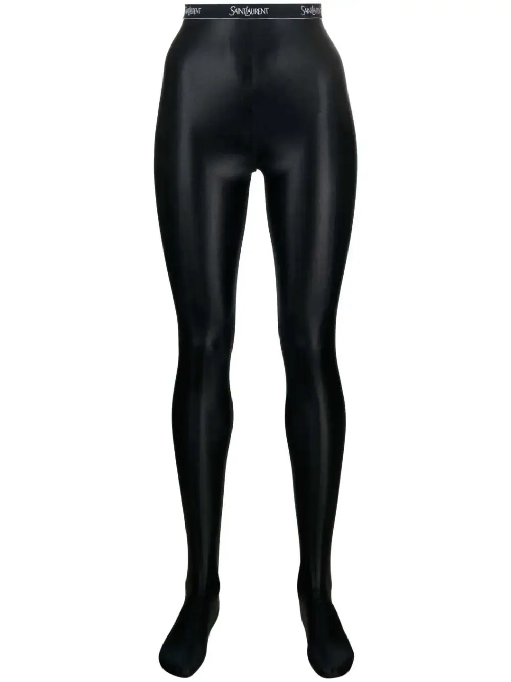 Logo-waistband leggings