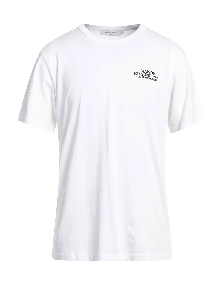 MAISON KITSUNE  |Short Sleeves Logo Designers T-Shirts