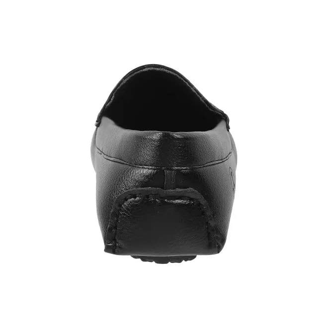 Mochi Boys Black Casual Loafers