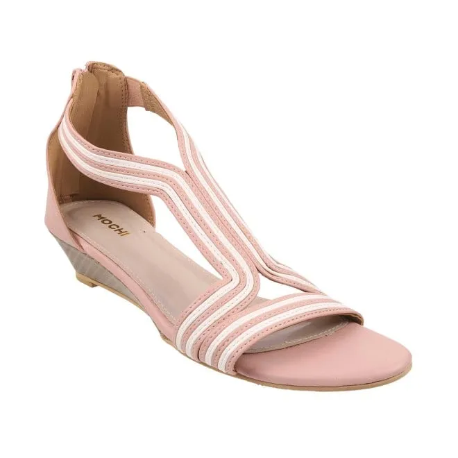 Mochi Women Peach Casual Sandals