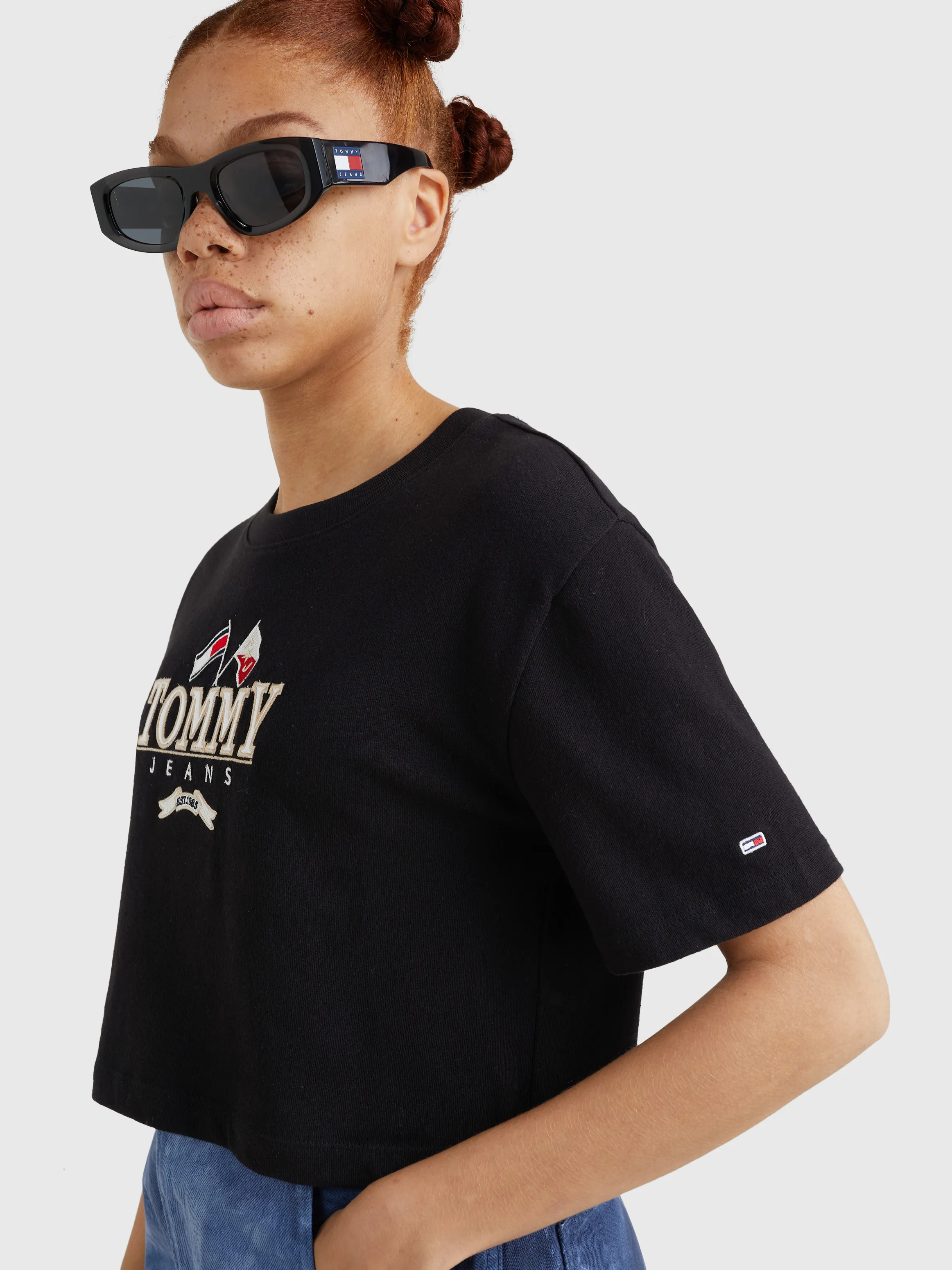Modern Super Cropped Fit Logo T-Shirt | T-Shirts | Tommy Jeans