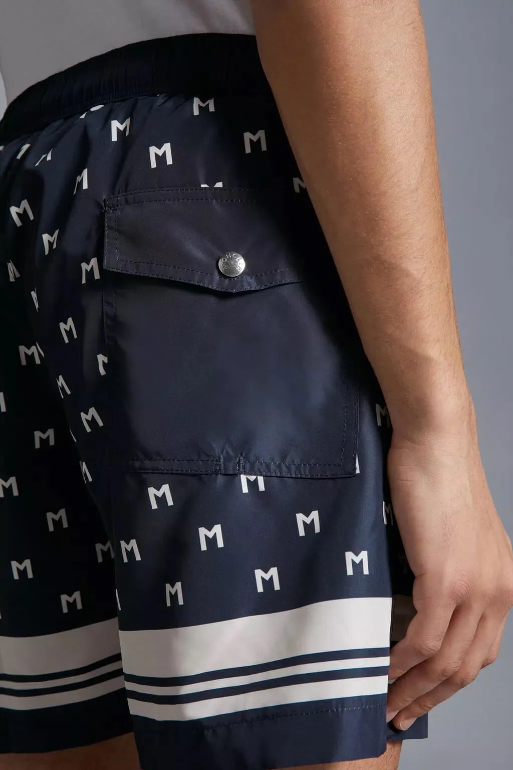 Monogram Print Swim Shorts