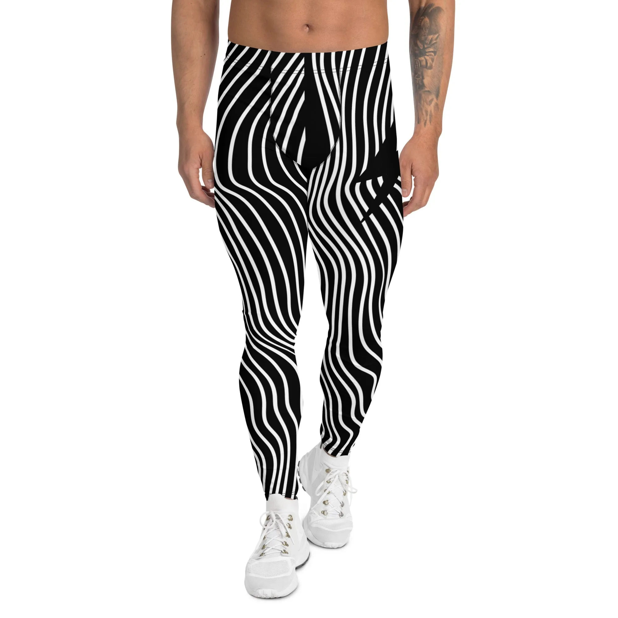 Mushroom Lines Men's Leggings