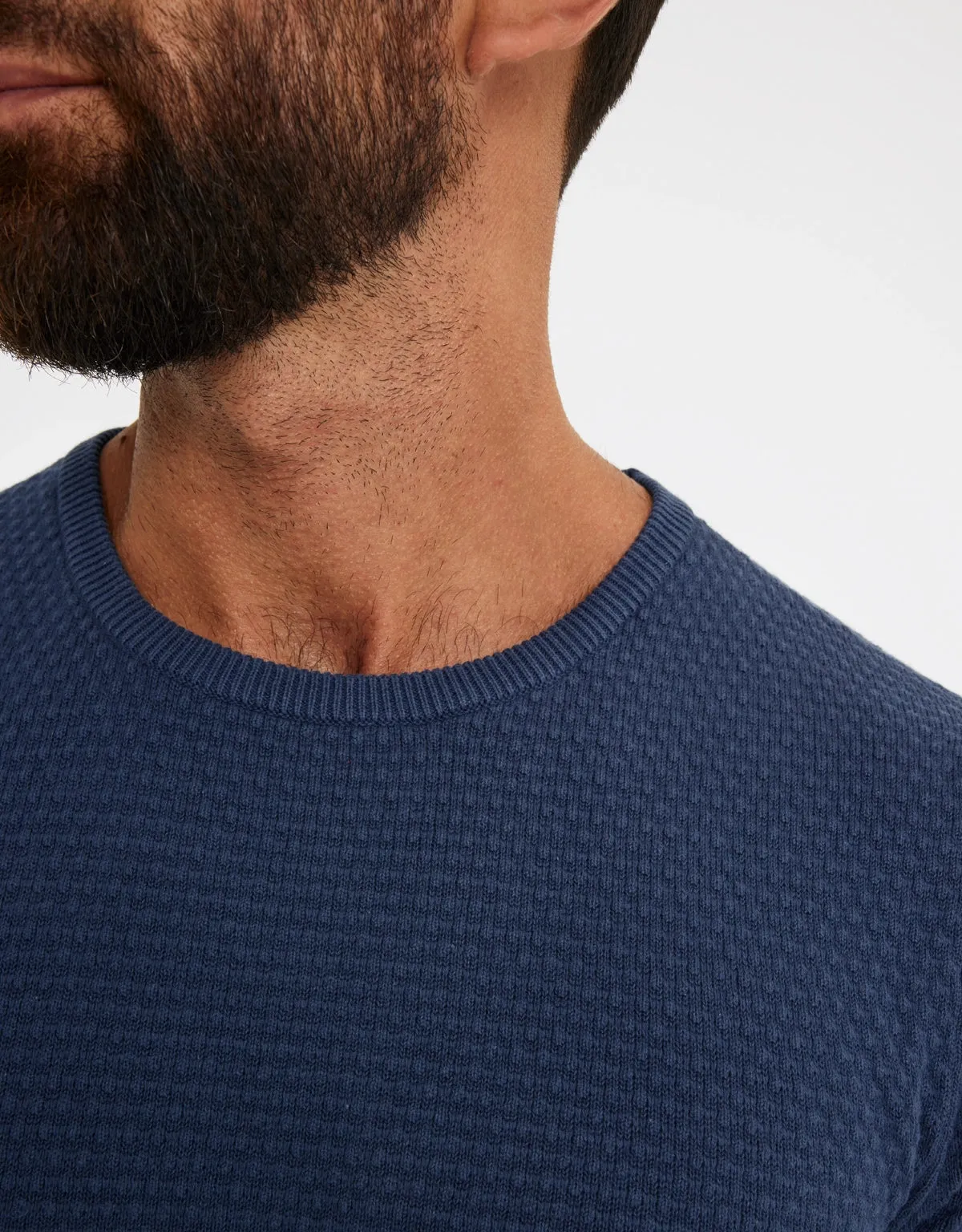Navy Cotton Jersey - Wigan