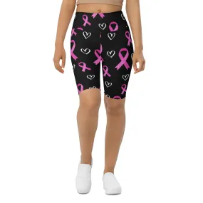 Pink Ribbon Biker Shorts
