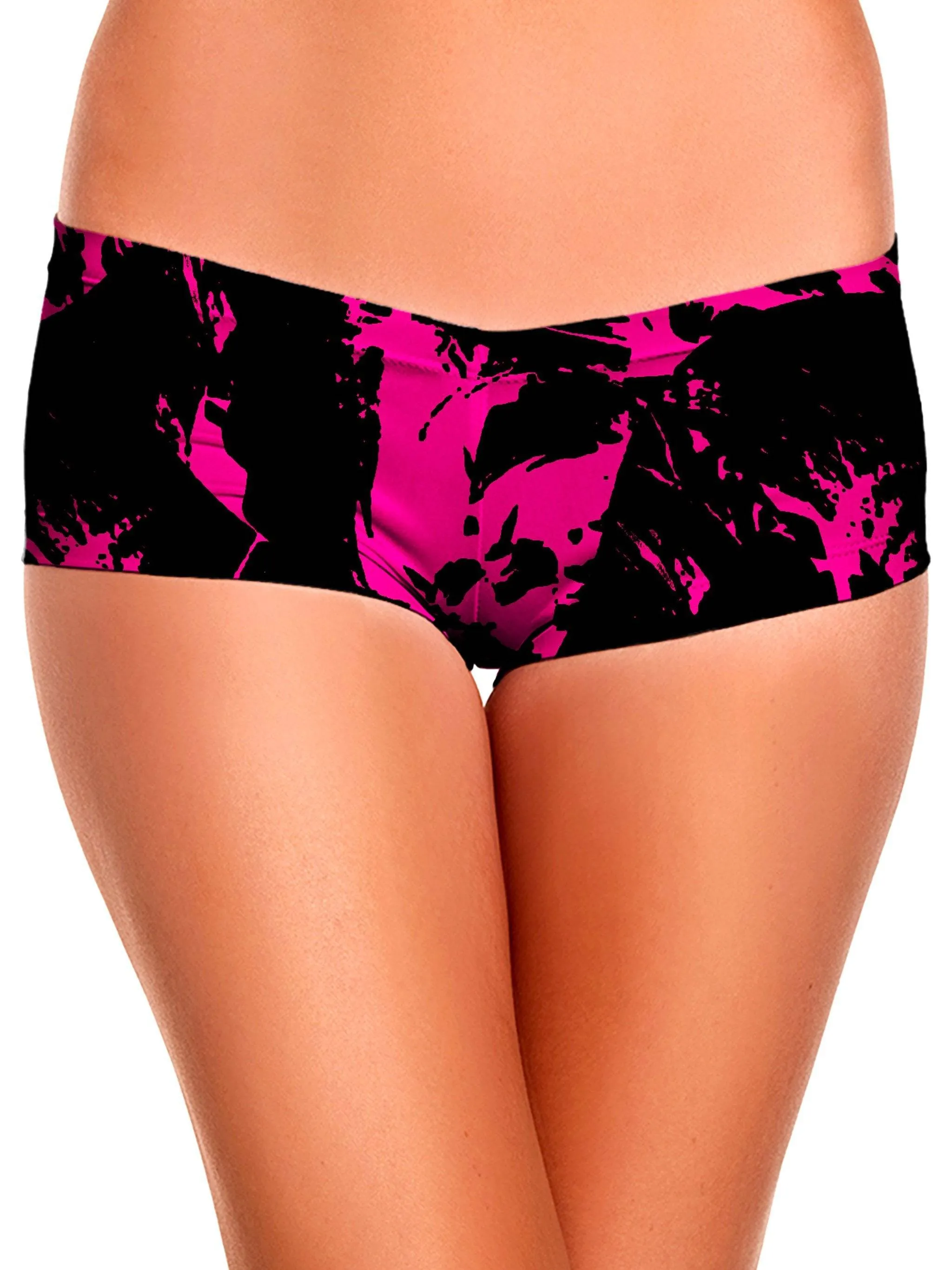Pink Swirl Booty Shorts