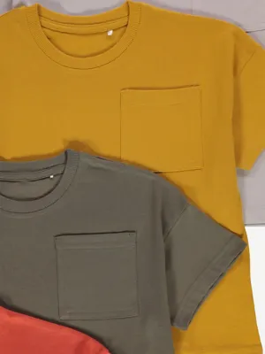 Plain Pocket T-Shirts 5 Pack | Kids | George at ASDA