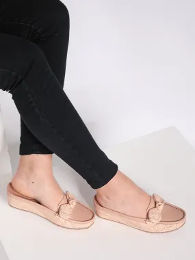 Shezone Peach Women Loafers