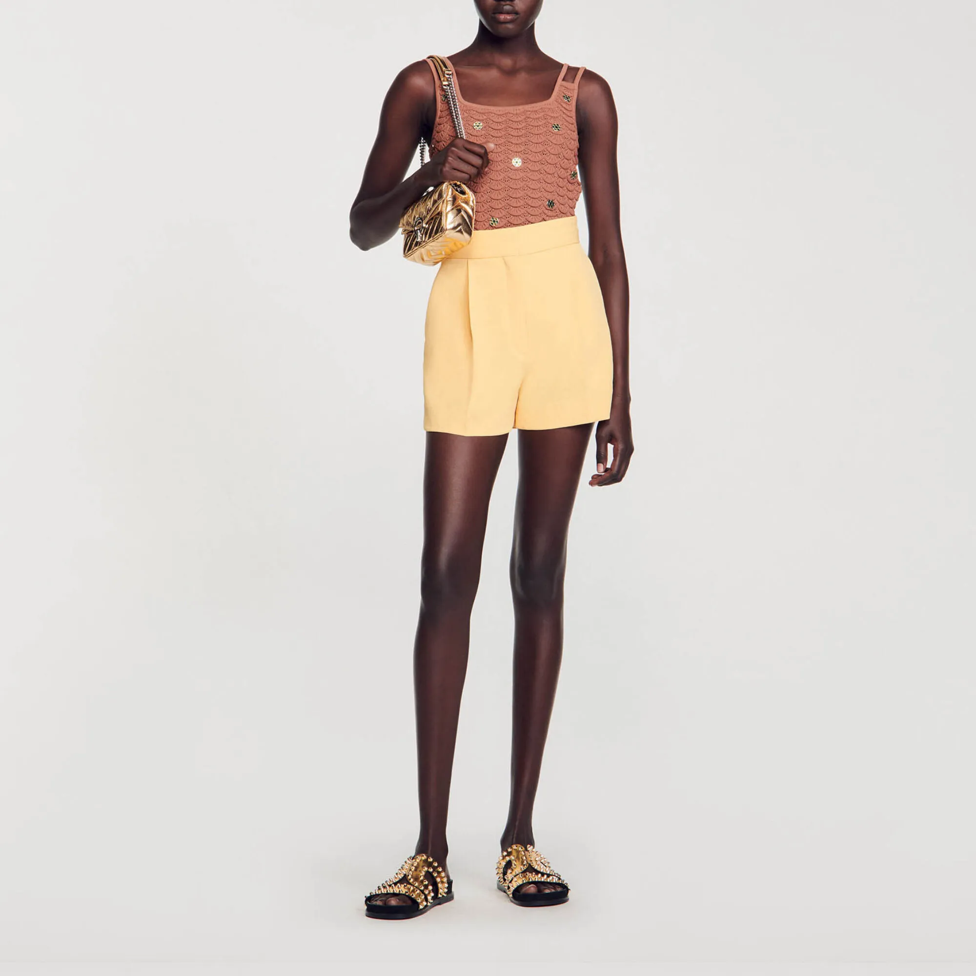 Straight-leg shorts