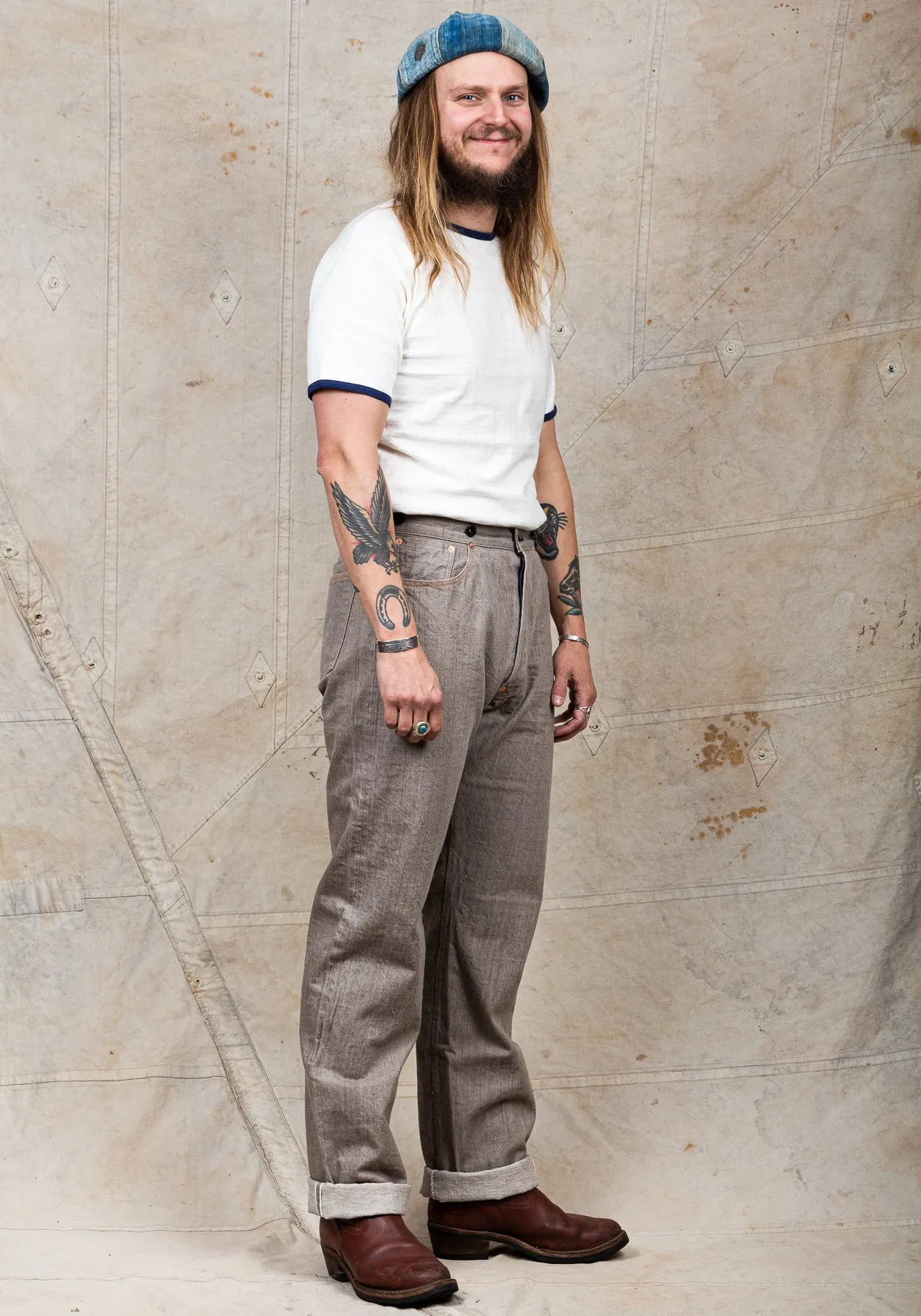 TCB Jeans Viktor’s Voice Logwood Brown Denim Jeans
