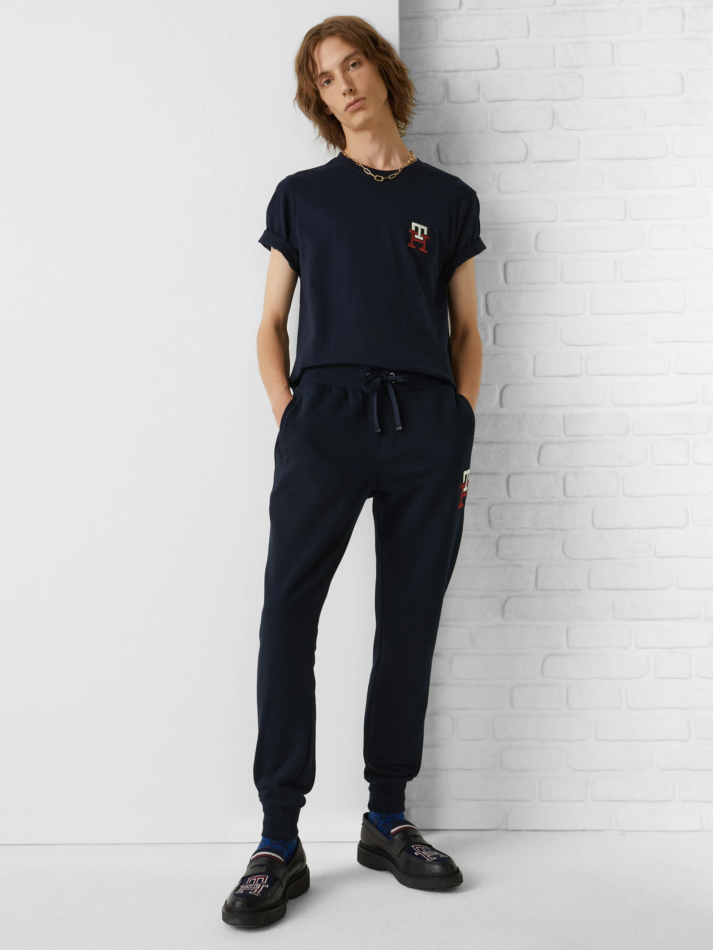 TH Monogram Essential Embroidery T-Shirt | T-Shirts | Tommy Hilfiger
