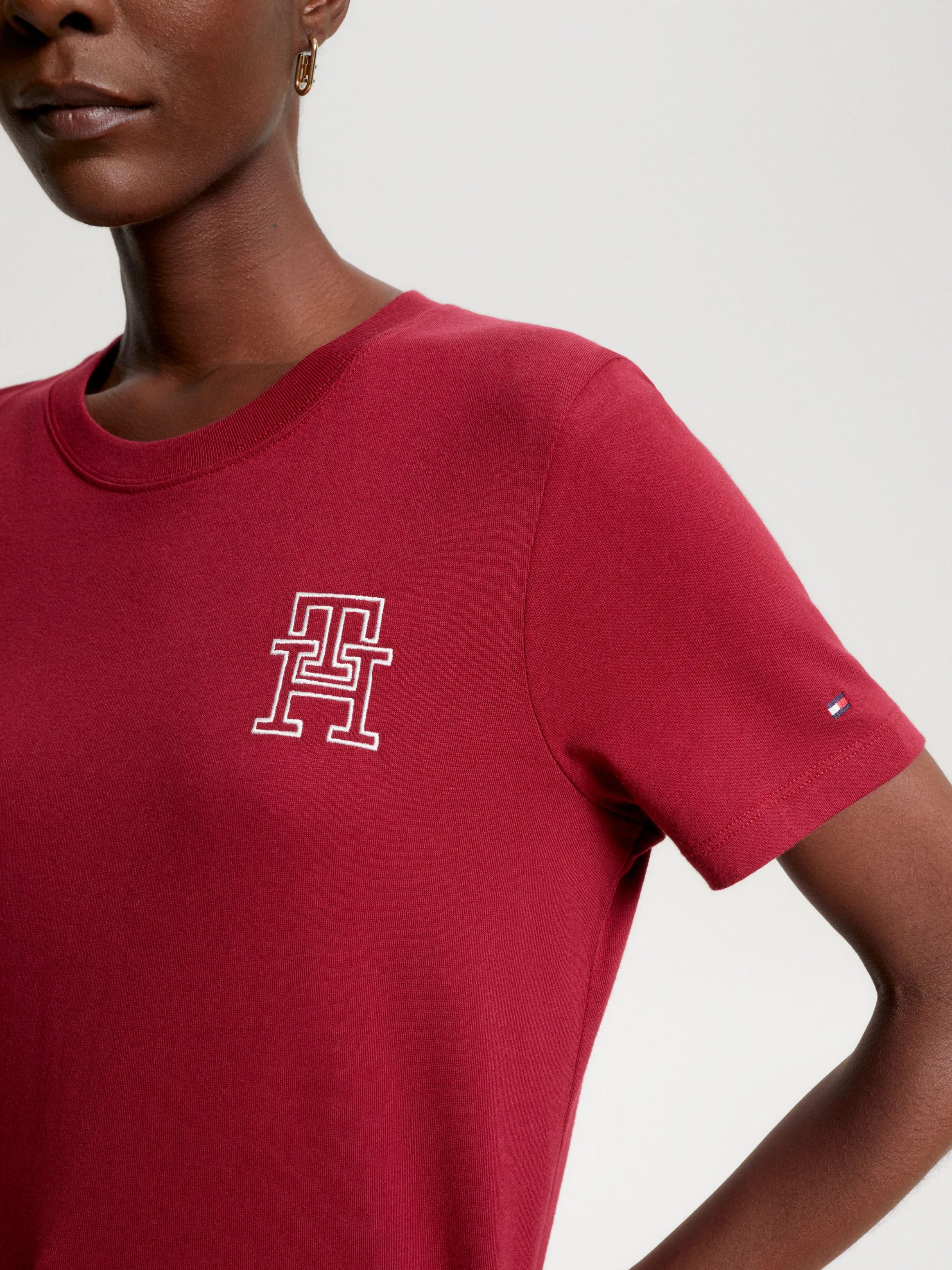 TH Monogram Modern Crew Neck T-Shirt | T-Shirts | Tommy Hilfiger
