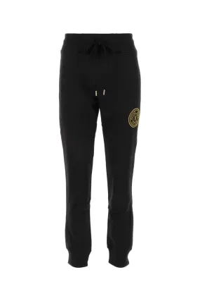 Versace Jeans Black Cotton Joggers