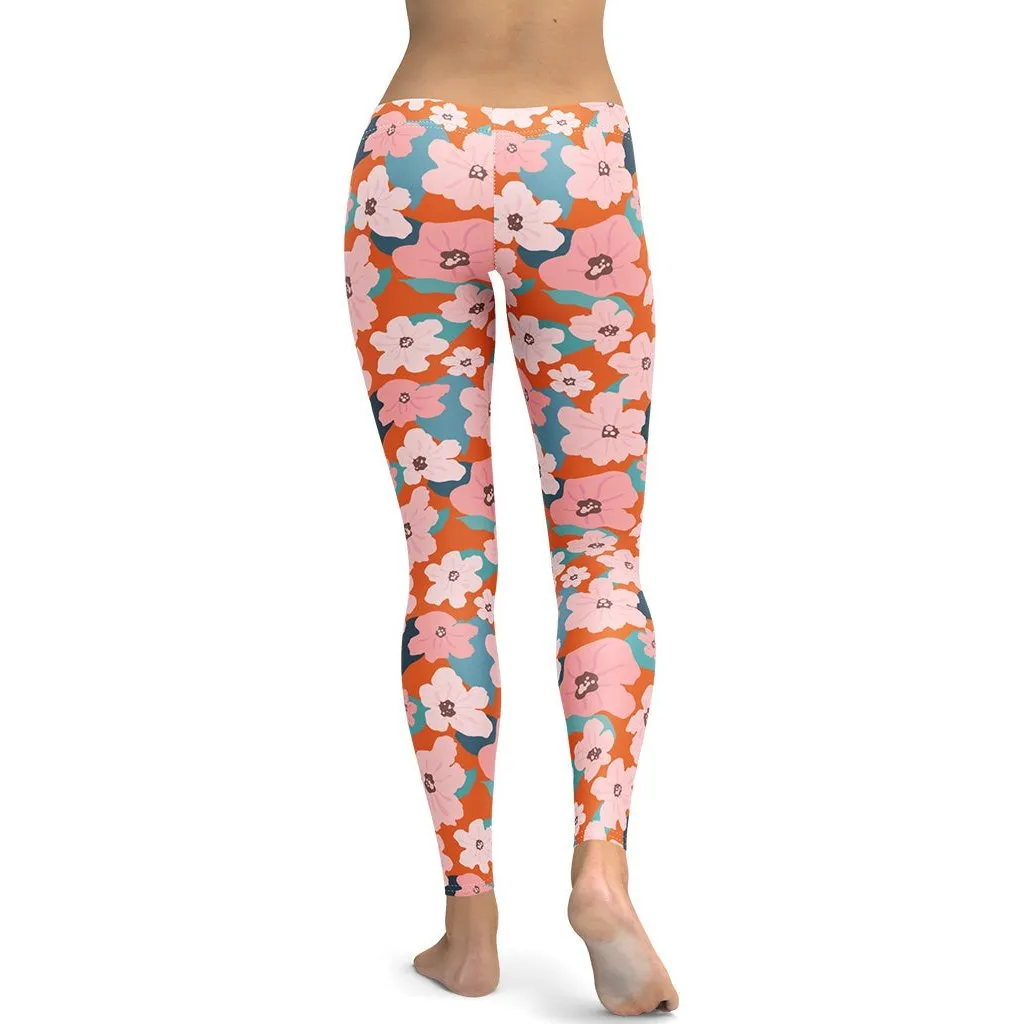 Vintage Floral Leggings