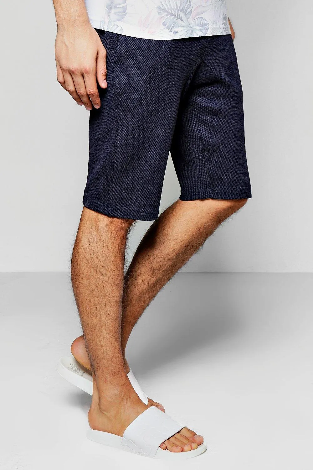 Waffle Jersey Shorts | boohooMAN UK