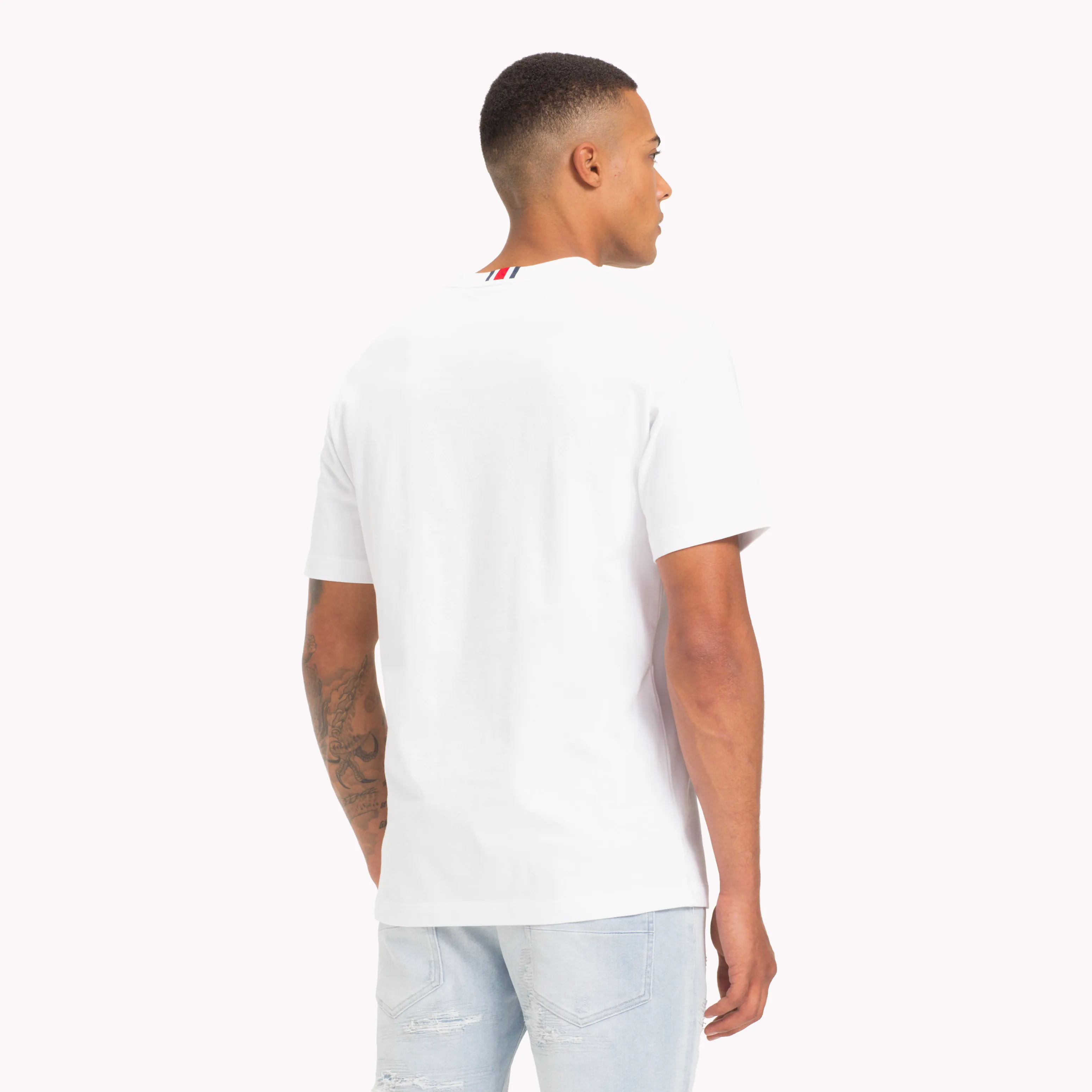 White Lewis Hamilton Flag T-Shirt | T-Shirts | Tommy Hilfiger