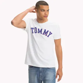 White Organic Cotton Logo T-Shirt | T-Shirts | Tommy Hilfiger